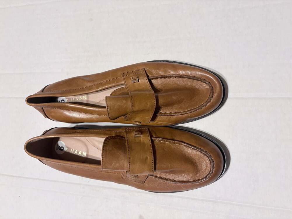 Cole Haan Brown Leather Penny Loafers Size 6 item 317 - Picture 9 of 9
